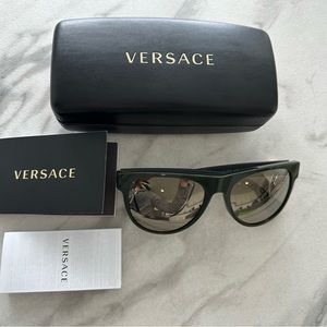 Versace VE4346 Sunglasses Green & Grey Unisex Brand New